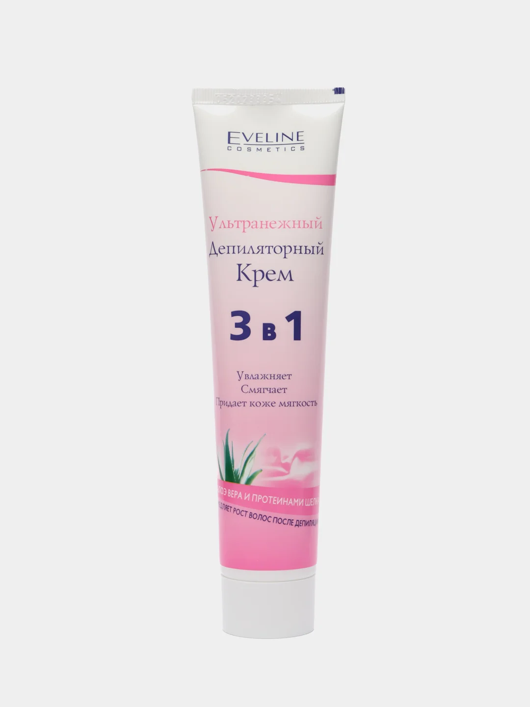 Крем д/депил Eveline Ультранеж 3в1 алое + протеин шелка 125ml