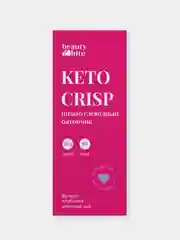 Батончик низкоуглеводный Beauty Bite Keto Crisp без сахара, фундук-клубника, 35 г
