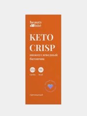 Батончик низкоуглеводный Beauty Bite Keto Crisp без сахара, гречишный, 35 г