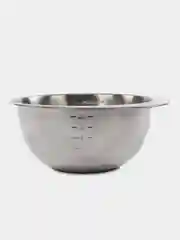 Миска для смешивания продуктов DeNASTIA с мерной шкалой D21см, 2,5л, нержавеющая сталь