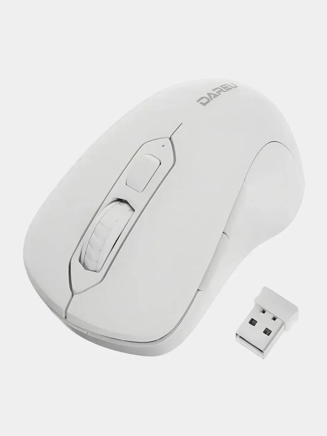 Мышка беспроводная Dareu LM115B Full White