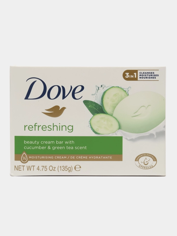 Крем-мыло Dove аромат огурца и зеленого чая, 135 г