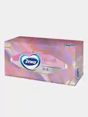 Салфетки Бумажные в коробке Zewa Deluxe Design, 3 слоя, 90 шт.
