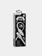 КАБЕЛЬ KAKUSIGA  USB / Lighting 2.4A