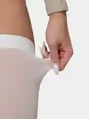 Белый чулки компрессионные, 1 класс компрессии, белые