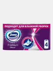 Бумажные полотенца Zewa Premium Decor, 4 рулона