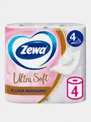 Туалетная бумага Zewa Ultra Soft, 4 слоя, 4 рулона