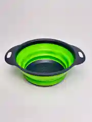 Красный дуршлаг складной силиконовый, компактный