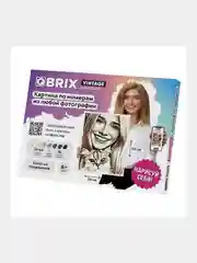 Картина по номерам по вашей фотографии Qbrix A3, набор для творчества