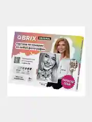 Картина по номерам по вашей фотографии Qbrix A3, набор для творчества