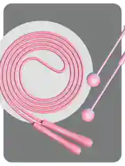 Скакалка спортивная, PROIRON, обычная и беспроводная, розовая