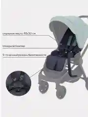 Зеленый коляска детская RANT basic ENERGY 2в1 RA091