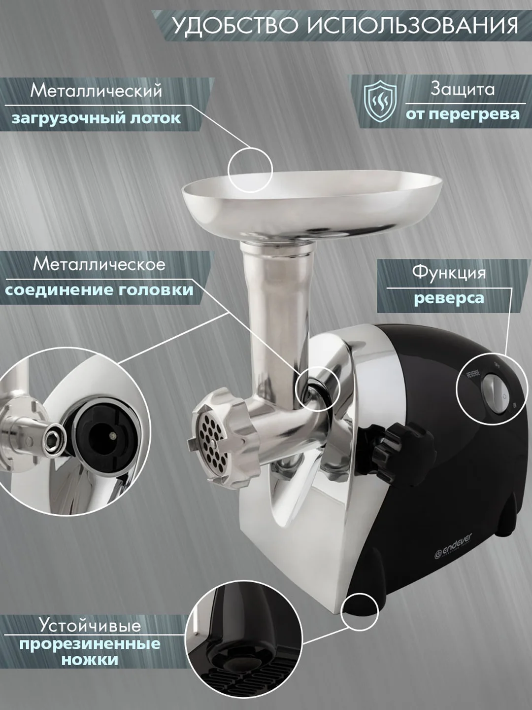 Мясорубка электрическая Endever Sigma-108