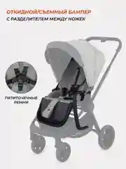 Зеленый коляска детская RANT basic ENERGY 2024 2в1