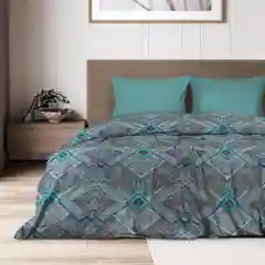 Бирюзовый комплект ЕВРО перкаль 100% хлопок WENGE OPTIMA