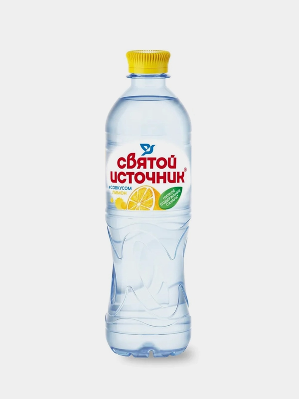Негазированная питьевая вода Святой Источник "Лимон", 0,5 л