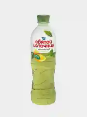 Холодный зелёный чай Святой Источник "Лимон", негазированный, 0,5 л