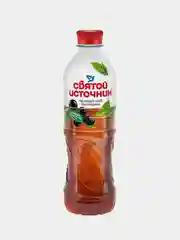 Холодный черный чай Святой Источник "Смородина", негазированный, 1л