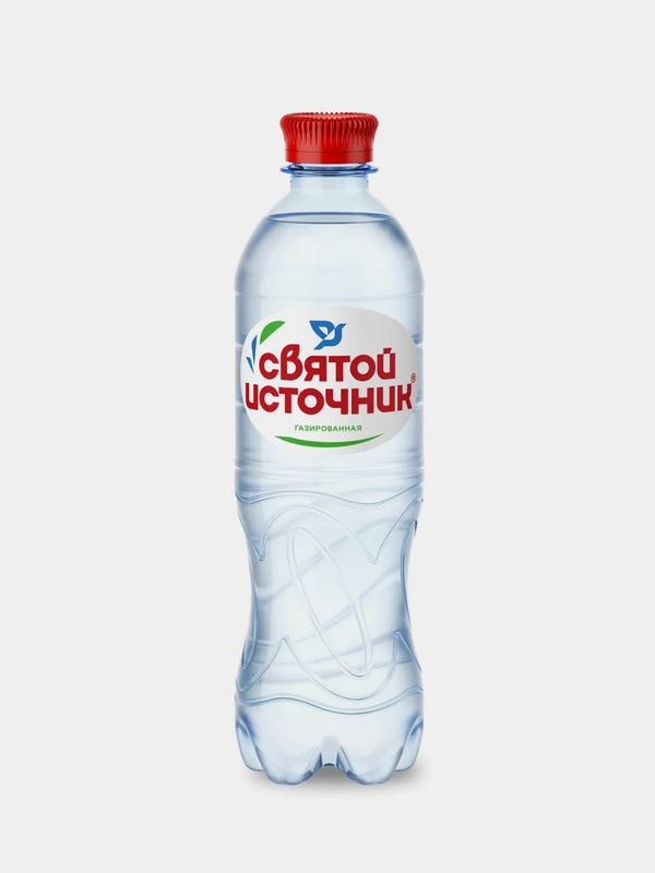 Вода питьевая "Святой Источник", газированная, 0,5л