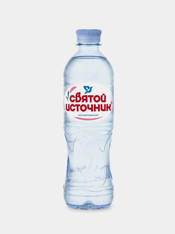 Вода питьевая негазированная "Святой Источник", 0,5 л