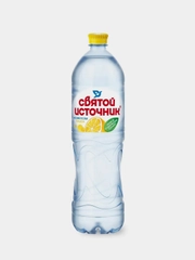 Негазированная питьевая вода Святой Источник "Лимон", 1,5 л