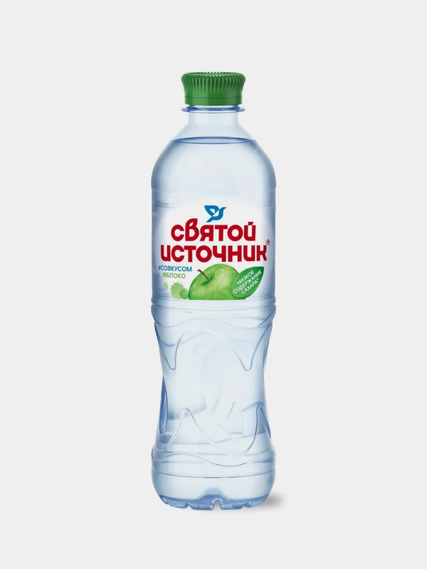 Негазированная питьевая вода Святой Источник, со вкусом яблока, 0,5 л
