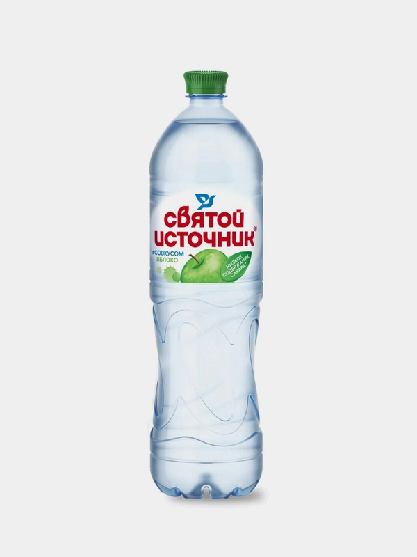 Негазированная питьевая вода Святой Источник "Яблоко", 1,5 л