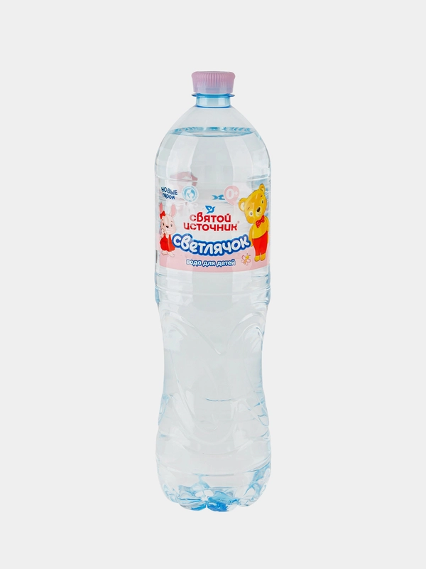 Вода питьевая Святой Источник "Светлячок", негазированная, 1,5л