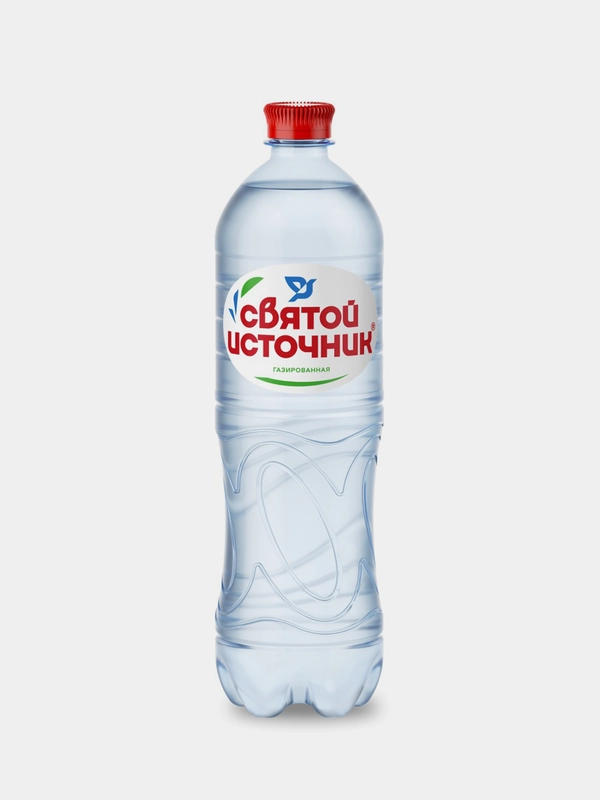 Вода питьевая "Святой Источник", газированная, 1л