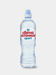 Вода питьевая негазированная "Святой Источник" "Спорт", 0,75 л