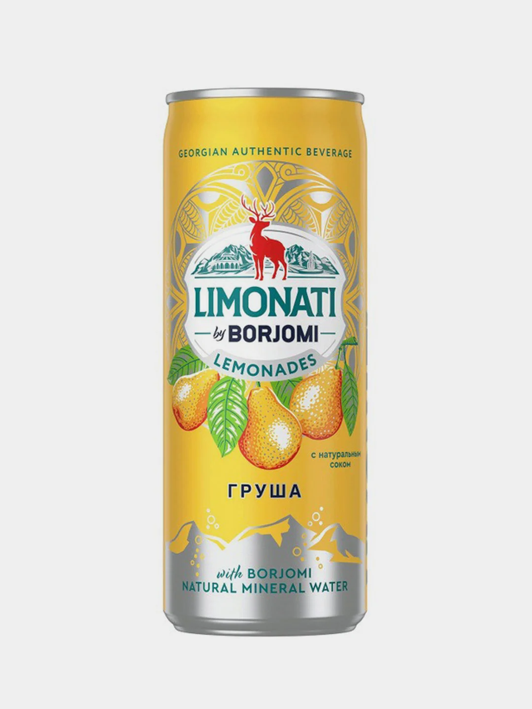 Лимонад Limonati by Borjomi "Груша", 0,33 л