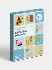Настольная игра Весёлые ребусы, 30 карт, 3+