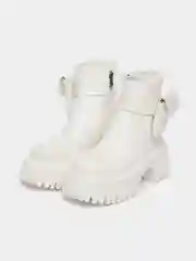 Белый полусапоги женские