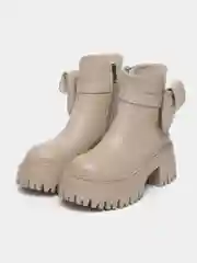 Бежевый полусапоги женские