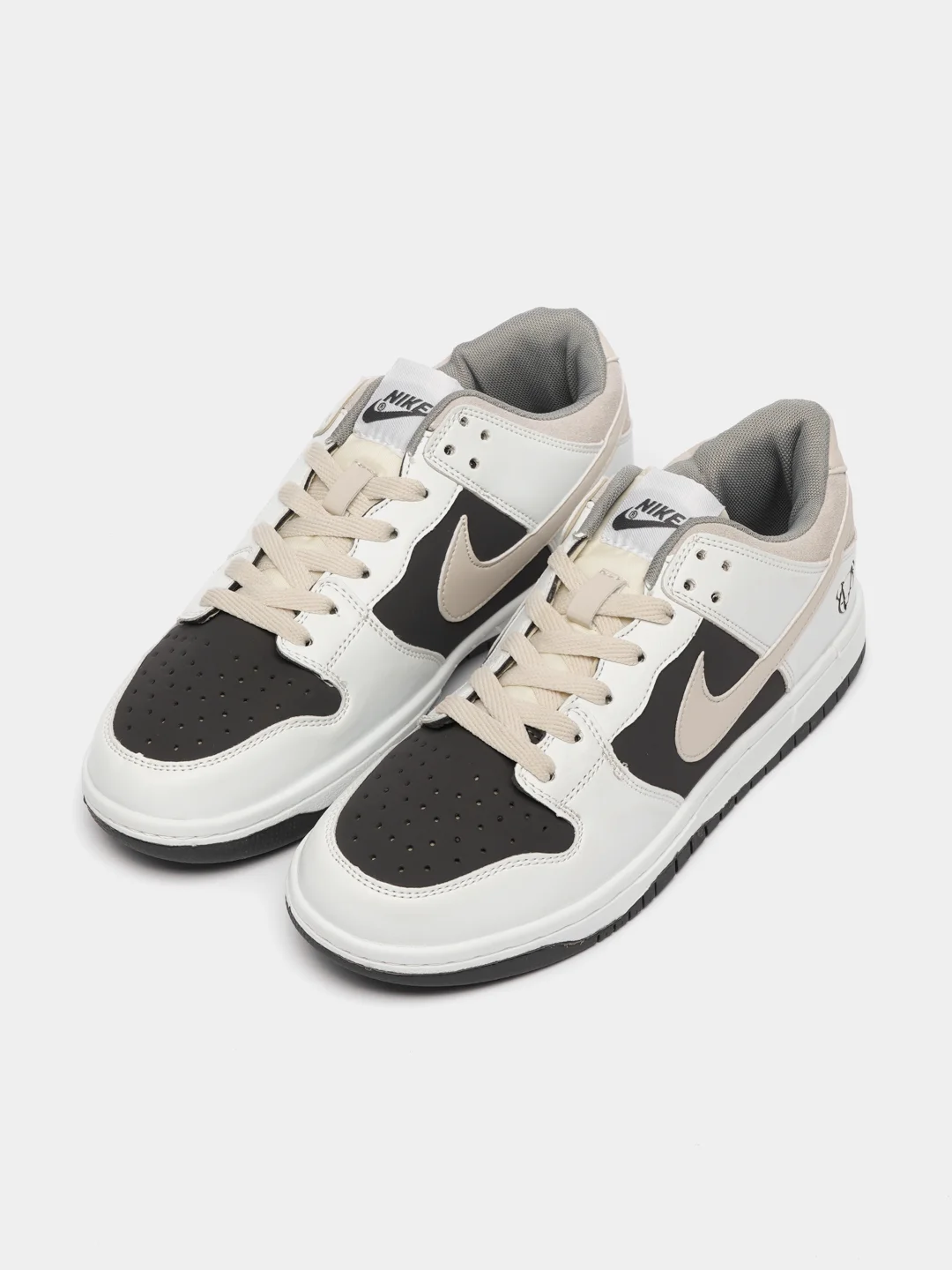 Серый меланж мужские кроссовки с логотипом Nike SB Dunk