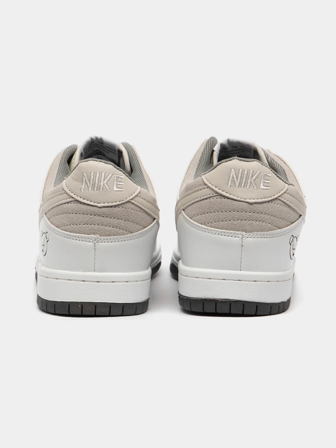 Серый меланж мужские кроссовки с логотипом Nike SB Dunk
