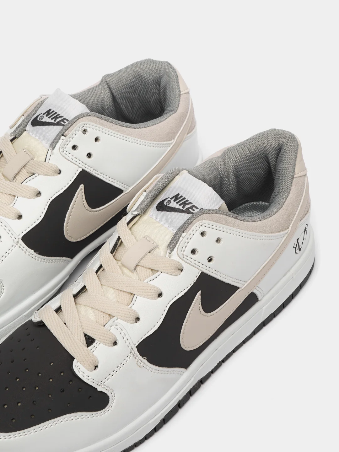 Серый меланж мужские кроссовки с логотипом Nike SB Dunk