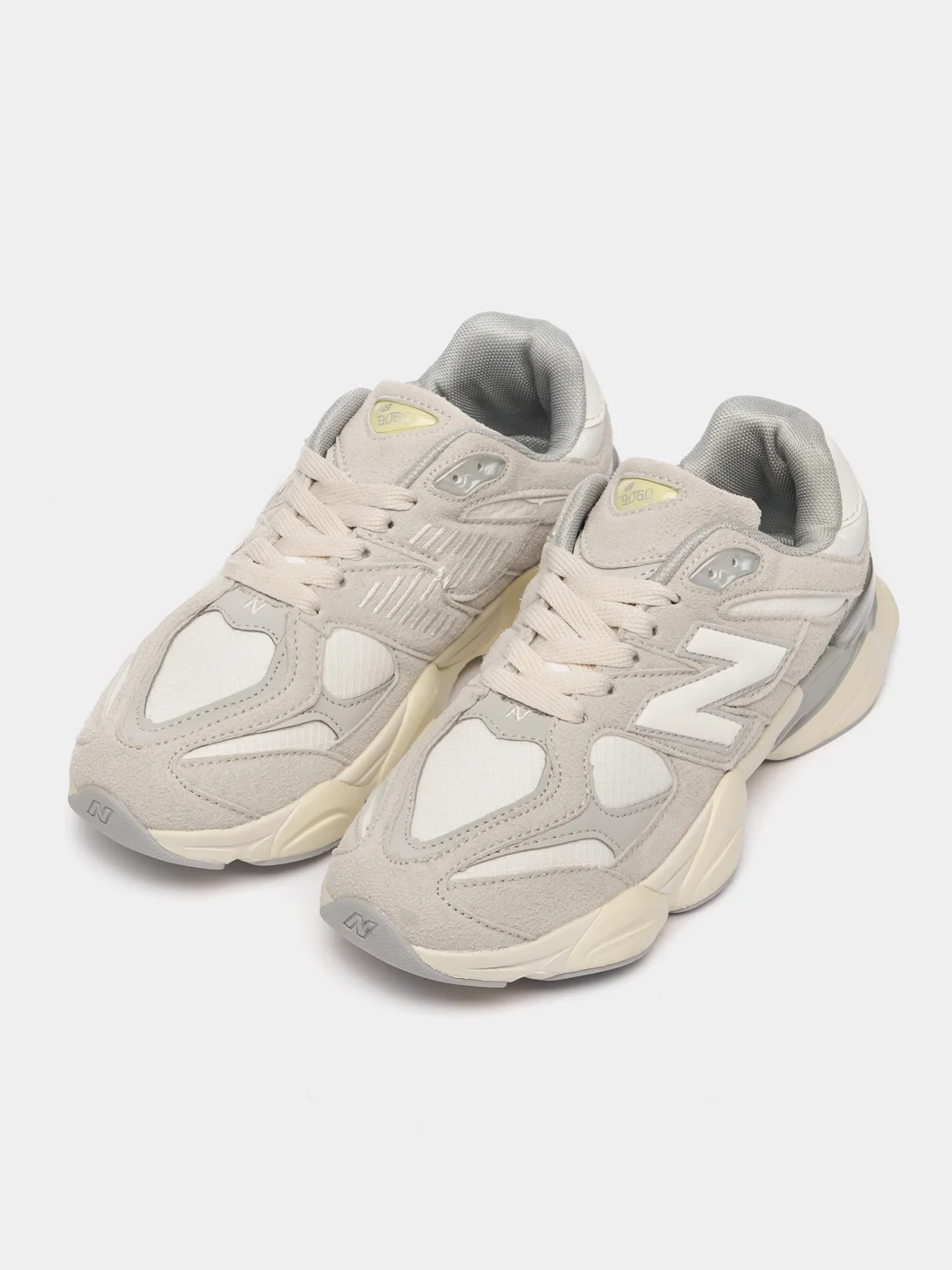 Серый меланж кроссовки женские с логотипом New Balance 9060