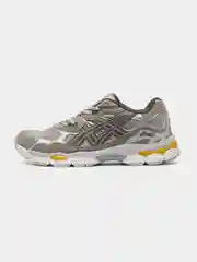 Серый меланж мужские кроссовки с логотипом Asics