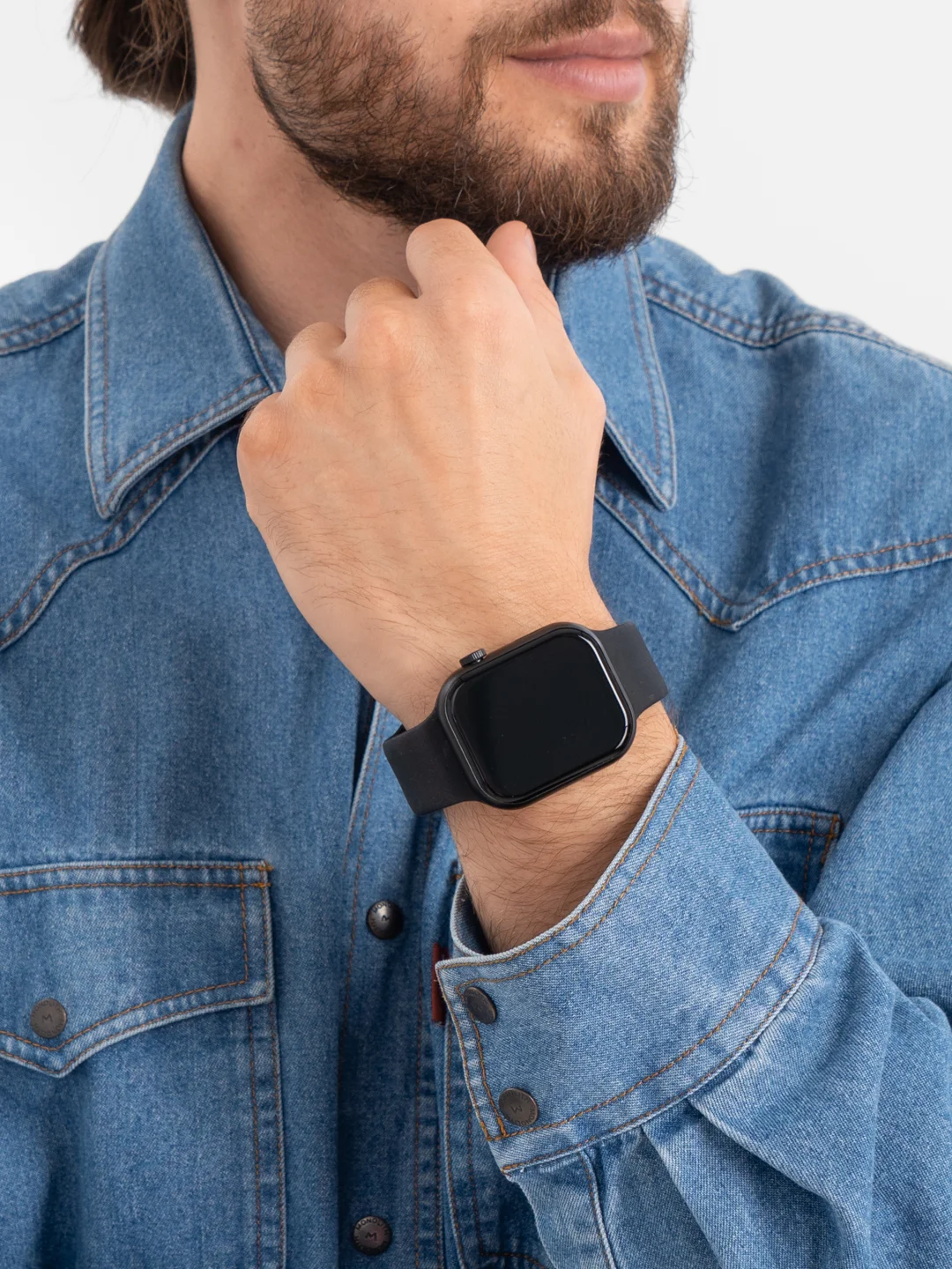 Черный смарт часы Smart Watch series 9, мужские, женские, с влагозащитой