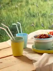 Конфетный миски, Тарелки, Стаканы, Набры столовых приборов (Вилки, Ложки, Ножи) Икеа Калас 0+ KALAS