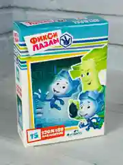 Пазл для малышей Мозаика головоломка игра фиксики мини 15 элементов симка нолик дим димыч