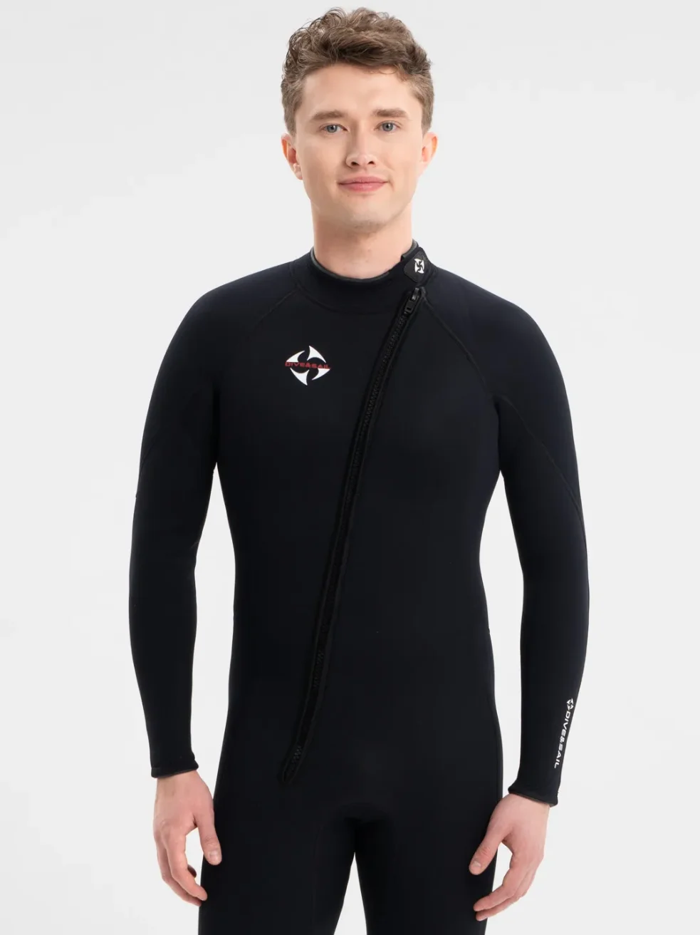 Черный гидрокостюм DIVE&SAIL, цельный гидрокостюм 3 мм