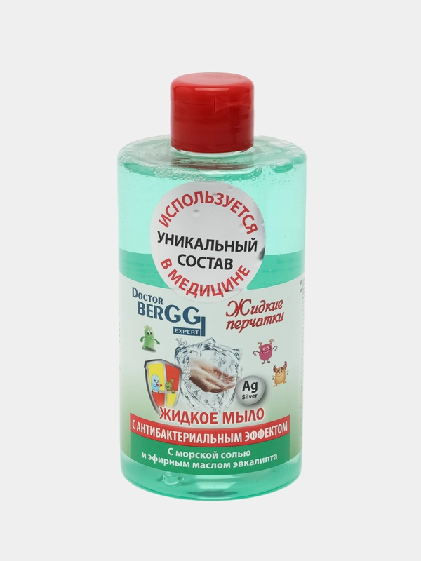 Антибактериальное жидкое мыло Doctor Bergg Жидкие перчатки, 460 мл