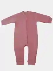 Бежевый комбинезон для новорожденных с начесом