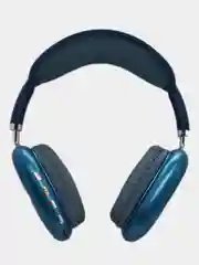 Синий беспроводные, bluetooth наушники, P9 Pro Max, с микрофоном