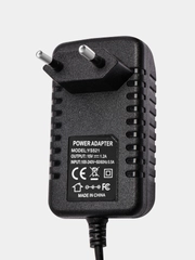 Зарядка черная для Яндекс Станция Алиса Мини 2.0 YNDX-00021 / 00020, 15V, 1.2A, 4.0 x 1.7 мм