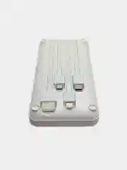 Белый внешний аккумулятор, Power bank на 20000mAh, с функцией держателя телефона