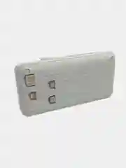 Белый внешний аккумулятор, Power bank на 20000mAh, с функцией держателя телефона