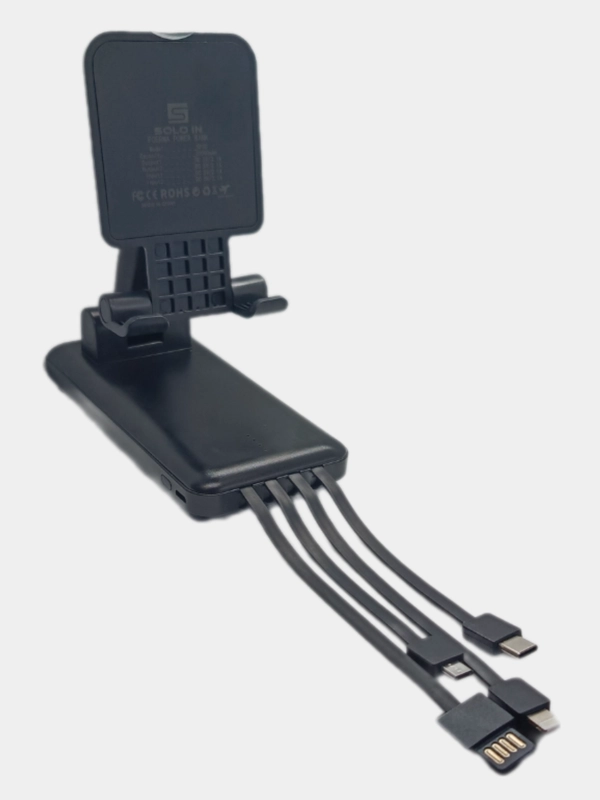Внешний аккумулятор, Power bank на 20000mAh, с функцией держателя телефона